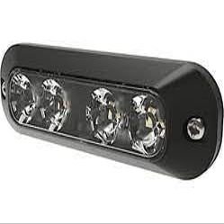 12-24VDC Amber & Blue Directional 4 LED Surface Mount Split Color