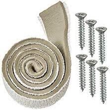 4.6 x 2.6 in. Round Low Profile Cable Hatch, Colonial White