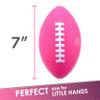 LMC Products Foam Football - 7.25" Easy Grip Small Football for Kids - Pink - Youth Size - Quality Soft Foam Toddler Footballs (Pink) view 3