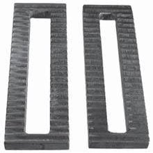 0.5 x 2 x 6 in. Serrated Steel Plate