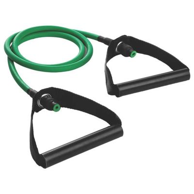 Light Resistance Tubing with PVC Handle, Green