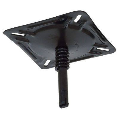 7 x 7 in. Kingpin Swivel Seat Mount with Spring E-Coated