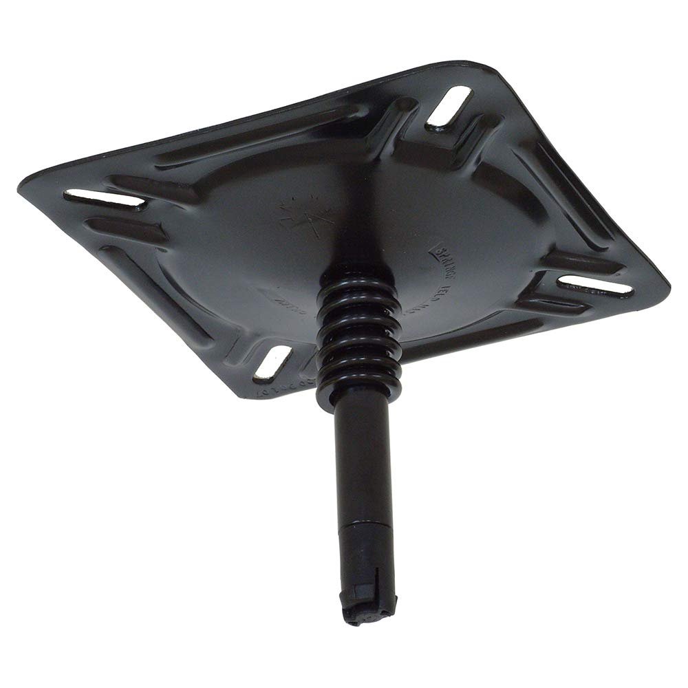 7 x 7 in. Kingpin Swivel Seat Mount with Spring E-Coated