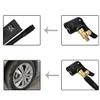 Bike Pump Adaptor, Dual Head Bike Track Pump Tyre Air Pump Valve Adapter Bicycle Pump Connector Head with Bleeder Valve view 2