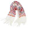 DOFOTAWN Women's Embroidered Oversize Tassel Shawl Scarf Wraps for Women Christmas Gifts (white) view 2
