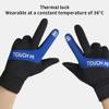 Cozy 1 Pair of Gloves Men and Women Winter Thickened Cold Touch Screen Waterproof Winter Warm Split Finger Gloves Gift view 4