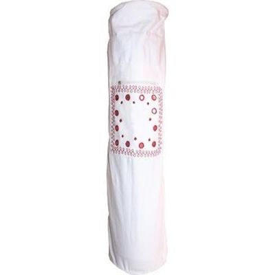 Beaded Yoga Mat Bag - White