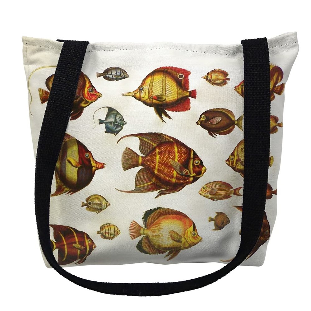 18 x 18 in. Multi Fish Tote Bag - Large
