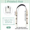 WADORN PU Leather Purse Strap, 45.7 Inch Adjustable Leather Crossbody Bag Strap Long Handbag Strap Shoulder Strap with Swivel Buckles 1.6 Inch Wide for Shoulder Bag Tote Bags Satchel Bucket Bags view 2