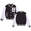 Icibgds Kids Varsity Jacket Boys Baseball Jacket Sports Outerwear Button Coat for Girls School Uniform view 1