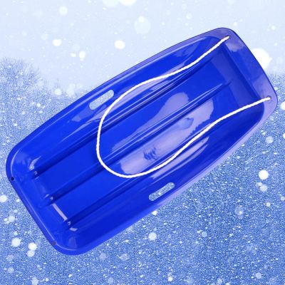 Winter Sledge, Children's Double Sledge, Thickened Wear-Resistant Sledge, Plastic Sledge Board
