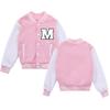 Icibgds Kids Varsity Jacket Boys Baseball Jacket Sports Outerwear Button Coat for Girls School Uniform view 1