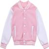 Icibgds Kids Varsity Jacket Boys Baseball Jacket Sports Outerwear Button Coat for Girls School Uniform view 2