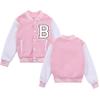 Icibgds Kids Varsity Jacket Boys Baseball Jacket Sports Outerwear Button Coat for Girls School Uniform view 1