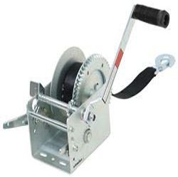 2500 lbs Trailer Winch 2-Speed Solid Gear & Winch Strap