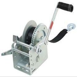 2500 lbs Trailer Winch 2-Speed Solid Gear & Winch Strap