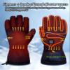 YAGTEYCLL Heated Ski Warm Gloves for Men Women, Rechargeable Electric Winter Gloves, Touch Screen Windproof Gloves for Cycling Skiing Driving Climbing Hiking Camping Running Outdoor Work Ride-A view 3
