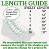 Endoto Elastic Shoe Laces for Converse High Top and Low Top Flat Stretchy Bungee Replacement Shoelaces(Color:Black,Size:70Inch) view 2