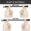 Endoto Elastic Shoe Laces for Converse High Top and Low Top Flat Stretchy Bungee Replacement Shoelaces(Color:Black,Size:70Inch) view 4