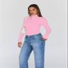Trendy Queen Women's Turtleneck Long Sleeve Shirts Spring Fashion BasicThermal Underwear Tops Winter Clothes 2026 Pink L view 3
