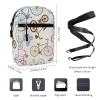 Bicycle Bikes Small Crossbody Bags Adjustable Satchel Bag Travel Shoulder Bag Crossbody Purse for Women Men view 3