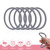 6 Pack Water Bottle Gasket Replacement for Owala FreeSip, Silicone Lid Seal O Ring Sealing Gaskets Replacement Parts Accessories Compatible with Owala Stainless Steel Cup (Grey) view 3