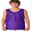 A4 Reversible Mesh Tank - Purple/White - XS view 1