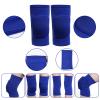 obmwang 2 Pieces Volleyball Accessories Including Volleyball Knee Pads and Arm Sleeves with Protection Pads and Thumb Hole for Women Girls Teens (Blue) view 4