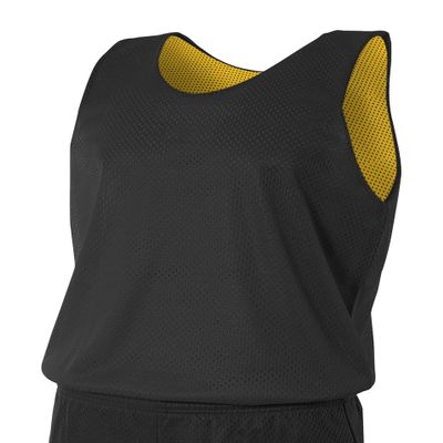 A4 Reversible Mesh Tank - Black/Gold - XS