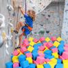 TAYUQEE Foam Pit Cubes - 36 PCS 5 Inches Gymnastics Foam Blocks Trampoline Blocks, Multi-Sport Protective Padding for Gymnastics, Trampoline, Parkour, Skate Parks & BMX- Pink & Yellow & Dark Blue view 2