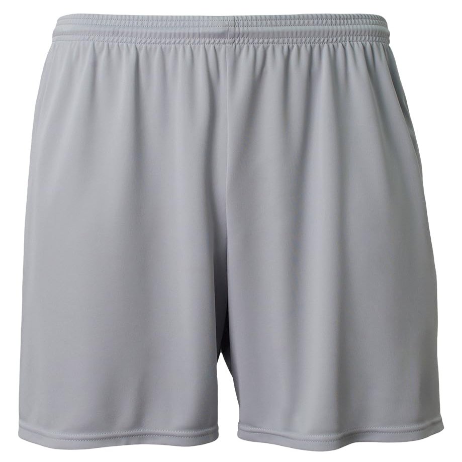 A4 Youth Cooling Short with Pockets - Silver - M