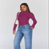 Trendy Queen Women's Turtleneck Long Sleeve Shirts Spring Fashion BasicThermal Underwear Tops Winter Clothes 2026 Fuchsia L view 3