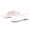 Toddler Ballet Shoes, Soft Leather Ballet Slippers, Ethnic No-Tie Ballet Shoes Dance Yoga Shoes (White-B, 10 Toddler) view 4