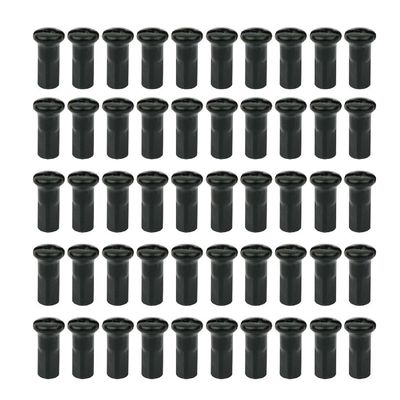 QUETHEDS 50Pcs/Pack Bike Road Bicycles Nipple 12G 13G 14G Ultralight High Strength Black Silver Spoke Nipple Bike Spoke Cap Bike Spoke Cap Bike Spoke Nipple 12g 14g Wheel Spoke Nipple