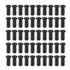 QUETHEDS 50Pcs/Pack Bike Road Bicycles Nipple 12G 13G 14G Ultralight High Strength Black Silver Spoke Nipple Bike Spoke Cap Bike Spoke Cap Bike Spoke Nipple 12g 14g Wheel Spoke Nipple view 1