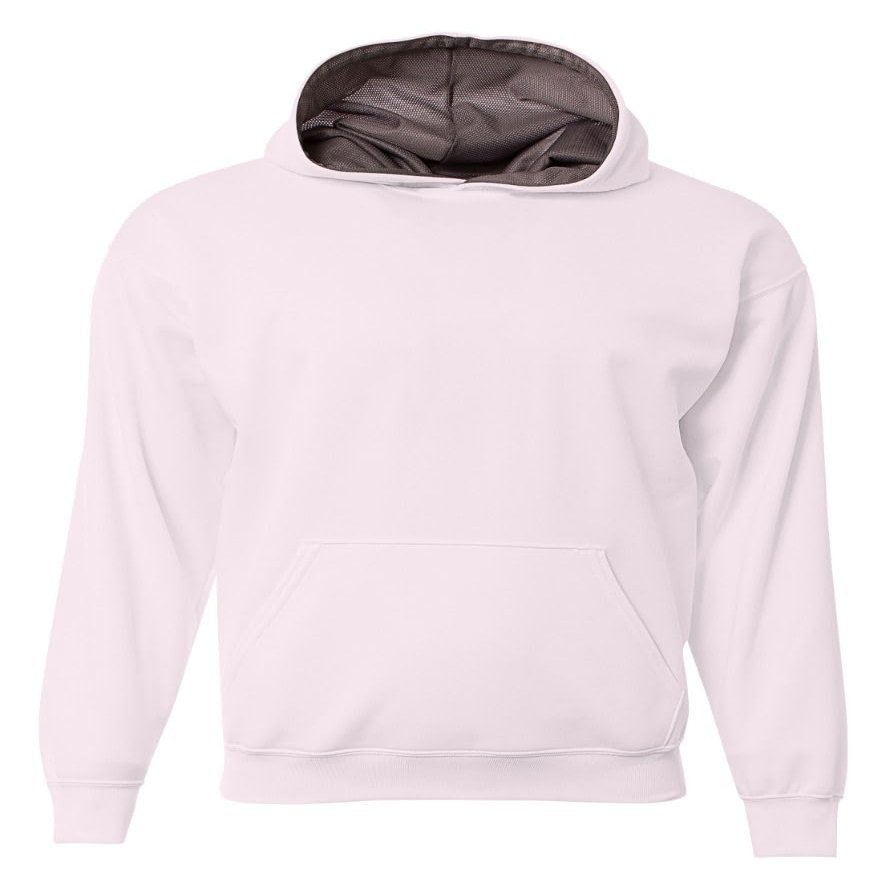A4 Sprint Fleece Hoodie - WHITE/GRAPHITE - XS