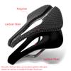 3D Printed Full Carbon Fiber T800 Rails Bike Saddle High Rebound Honeycomb Cushion Shock Absorption Bicycle Seat Cycling Accessories Ultra Light 155g view 3