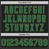 Custom Name Team Name Number Black Old Gold Pinstripe Kelly Green Authentic Women Baseball Jersey, Personalized Customized Button Down Baseball Team Shirts. view 3
