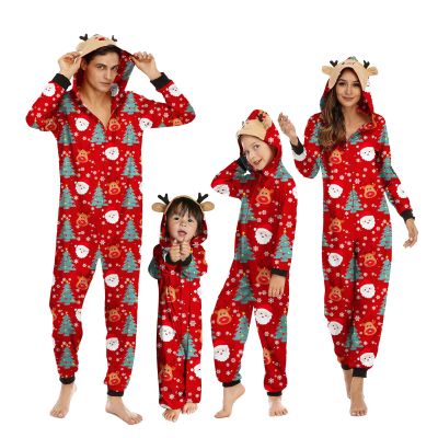 Neufigr Family Christmas Pajamas Matching Sets Holiday Sleepwear,11Red,3M