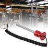 Pissente Weight Stack Pin, Aluminium Alloy Magnetic Weight Stack Pin with Pull Rope Weight Stack Replacement Gym Pin Strength Training Equipment Physical Exercise Fitness Accessories (Red) view 3
