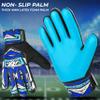 TACTIXXS Soccer Goalkeeper Gloves for Kids Boys Children Youth, Funky Football Goalie Gloves Anti Slip 4mm Latex Palm with Strong Grip (Cyan Blue, Size 5 Suitable for 9-12 Years) view 3