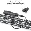NECARL M300A 500 Lumens Tactical Flashlight, Fit for 20mm Picatinny Rail, with Metal Wire Control Remote Pressure Switch for M300 M600 Series ScoutLight, Fit for Mlok Keymod Rail view 3