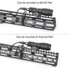 NECARL M300A 500 Lumens Tactical Flashlight, Fit for 20mm Picatinny Rail, with Metal Wire Control Remote Pressure Switch for M300 M600 Series ScoutLight, Fit for Mlok Keymod Rail view 4