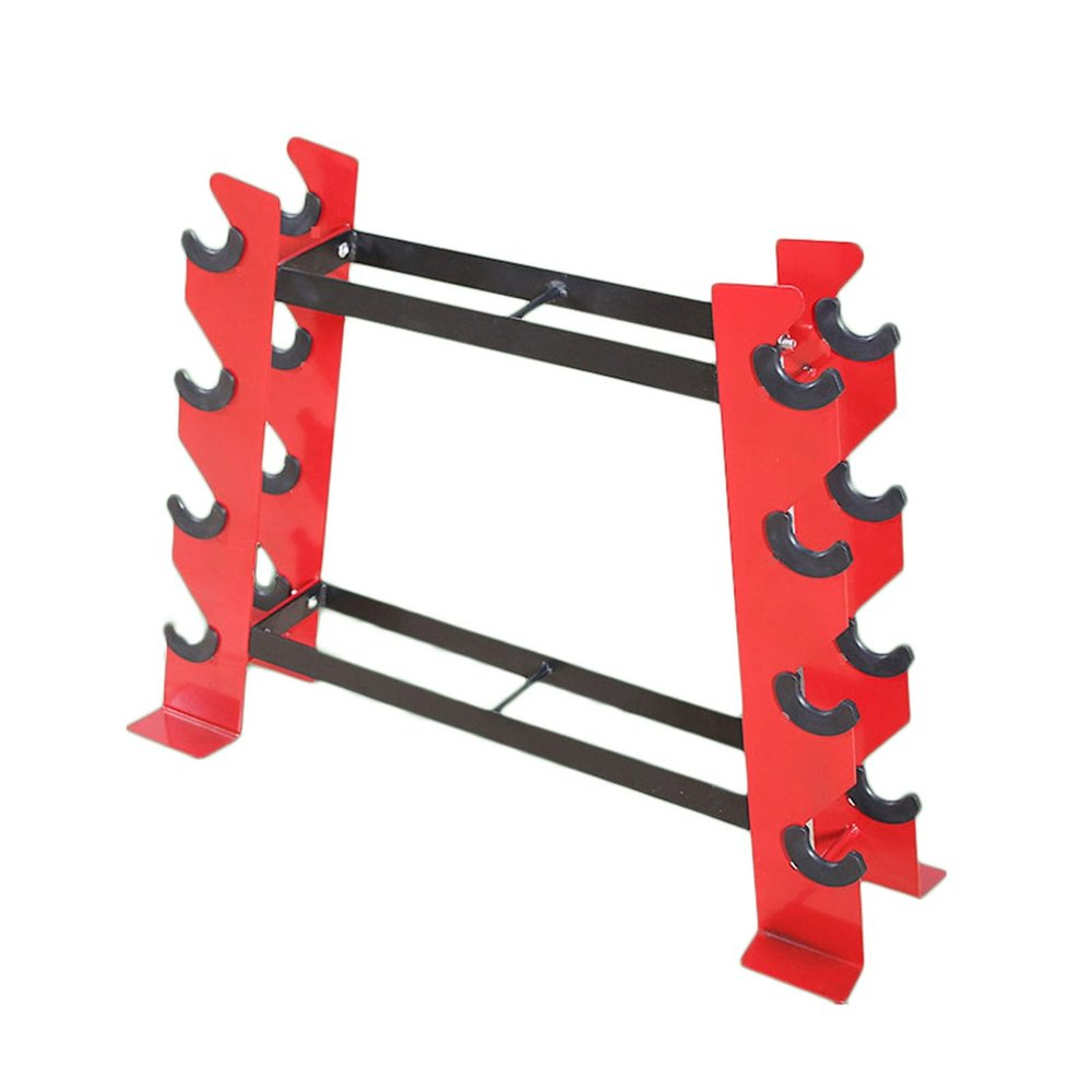 XLTFUC Dumbbell Rack, 2-Tier Multifunctional Dumbbell Rack Weight Rack, Suitable for Home Gym Fitness Equipment Storage, Load-Bearing 440 Lbs