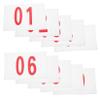 FOYTOKI Running Race Bibs Bib Boards for Runners Number Display Polyester Cotton view 1
