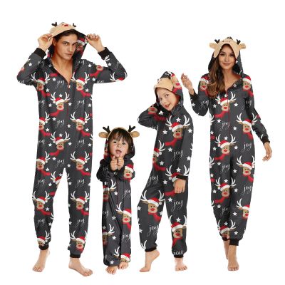 Neufigr Family Christmas Pajamas Matching Sets, Xmas PJs, Holiday Family Sleepwear Sets Long Sleeves and Pants Outfits(E1056244)