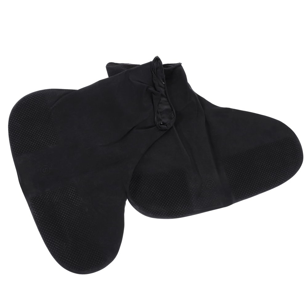 CORHAD Rainproof Boot Covers Non Slip Shoes Protector for Outdoor Cycling Black High Top