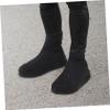 CORHAD Rainproof Boot Covers Non Slip Shoes Protector for Outdoor Cycling Black High Top view 2