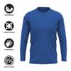 Campus Lab St. Mary's University Adult Men's Sport Long Sleeve Shirt Primary Logo, Royal, Medium view 4