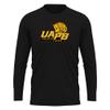 Campus Lab University of Arkansas at Pine Bluff Adult Men's Sport Long Sleeve Shirt Primary Logo, Black, Small view 1